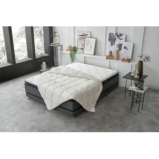 Yatas Bedding Superwashed Wolle ca. 155x220x17,33 cm Weiß
