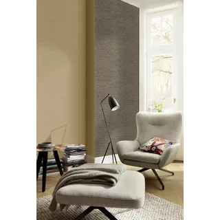 Rasch Textil Vliestapete Uni Sky Lounge 10,05 x 0,53 m 608618 gold