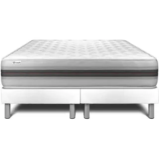 Matratzen- Und Lattenrost-set 2x80x200 Cm - Vitalmemo Back