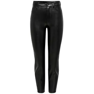 ONLY Lederhose (1-tlg) Weiteres Detail schwarz XS