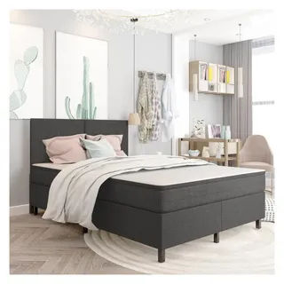vidaXL Liouba 180 x 200 cm Grau