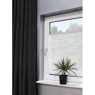 MYDECO Plissee PROMO 100 x 130 cm Klemmfix/weiß