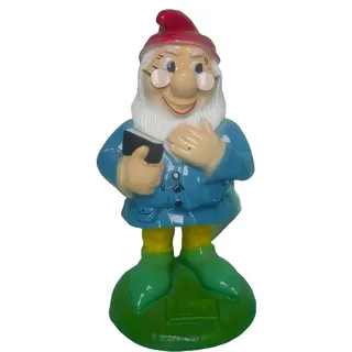 Xlmoebel Gartenzwerg Charmante Zwergfigur aus hochwertigem Material für den Garten, (Zwerg Material : Kunststoff 45 cm Höhe), Hergestellt in Europa blau