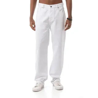 RedBridge Loose-fit-Jeans in Weiß - 5-Pocket-Style, hoher Tragekomfort, zeitloser Look weiß W29 L32