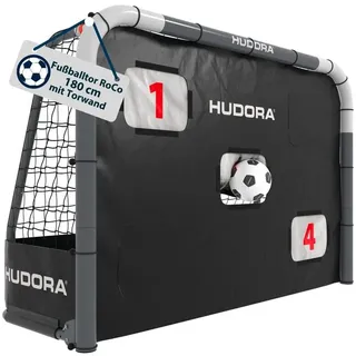 Hudora Fußballtor Schwarz 180 x 120 x 60 cm