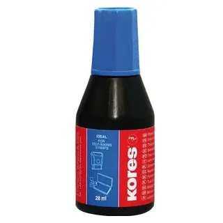 Kores® Stempelfarbe 28,0 ml Blau