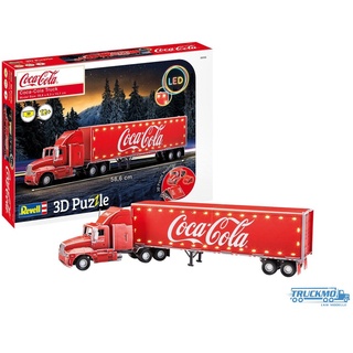 Revell 3D Puzzle Coca Cola Truck LED Edition 00152