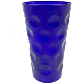 Blau Farbiges Dubbeglas 0,5 L (ganz gefärbt) Bunte Dubbegläser aus der Pfalz für Weinschorle, Schorleglas, Weinglas (Dubbeglas-Shop)