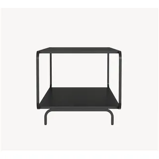 [en.casa] Couchtisch Færder Beistelltisch, Couchtisch Faerder 115x50x45 cm Stahl Schwarz
