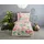 Muller Textil Happily Blumen Vögel Baumwolle Rosa 135 x 200 cm 80 x 80 cm