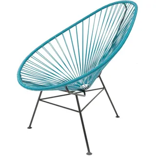 Acapulco Design - Acapulco Classic Chair, petroleum blau / schwarz