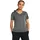 V Solid Kurzarm-T-Shirt Castlerock/Black M