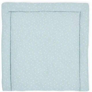 KraftKids Wickelauflage gepolstert, rundum 100% Baumwolle, Musselin mint Pusteblumen, ohne Beschichtung, waschbar, handgefertigt EU