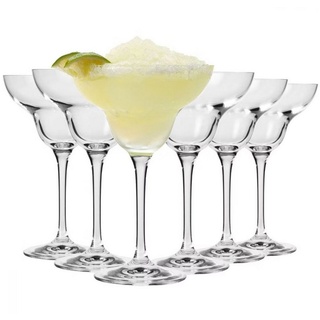 Krosno Cocktailglas F578187086010120, Glas, Mixology Margarita Gläser 270ml 6 Stück weiß