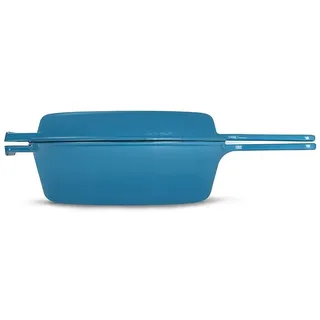 Echtwerk Topf-Set 4-tlg. Schmortopf + Grillpfanne + Bratpfanne + Deckel