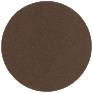 Snapstyle Feinschlingen Veloursteppich 100 x 100 cm Braun