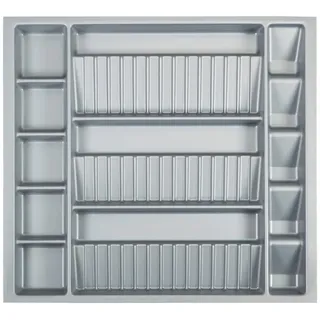 SOTech ORGA-BOX Multi-Gewürzgläsereinsatz Gewürzdoseneinsatz 515 x 40 x 473 mm Silbergrau Für Blum 60er Korpusbreite