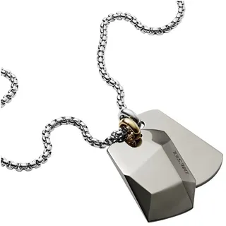 Diesel The Two Tags Silber Edelstahl