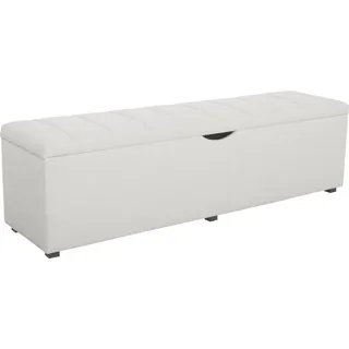 Home Affaire Hockerbank Checked Beige 160 x 42 x 40 cm