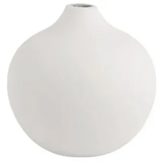 Storefactory Scandinavia Dekovase Vase FRÖBACKEN S weiß, Ø10x10cm weiß