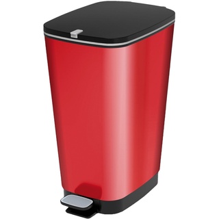 Kis Abfallbehälter Chic 45 Liter in rot, Plastik, 29x44.5x60.5 cm