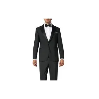 DRESSLER Herren Smokingsakko schwarz Schurwolle, schwarz, NOS