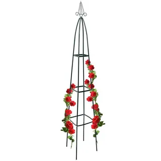 Relaxdays Rankturm 192 x 35 x 35 cm Grün