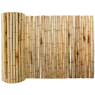 casa pura Sichtschutzelement 100 x 250 cm Natur Bambus