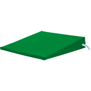 Sport-Tec Sitzkeilkissen VB 120 Sitzkissen Orthopädisch Keilkissen mit Kunstlederbezug, Auto Sitz Kissen, Büro Sitz Kissen, Sitzkeil, Grün
