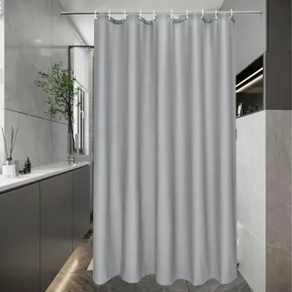 luxuskollektion Duschvorhang 150 x 180 cm grau