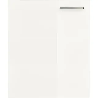 Nobilia Flash Frontblende 60 cm Weiß MDF hochglänzend