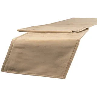beties Tischläufer Samt&Sonders (1-tlg, 1 Stück Tischläufer), ca. 40x220 cm Samt Tischdekoration modern und edel braun-beige beige 40 cm x 220 cm