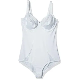 Sassa Damen Formender Body Body 989, Gr. 38 (Herstellergröße: 75B), Weiß (Weiß 100)