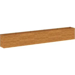 vidaXL Hochbeet 482 x 50 x 69 cm Cortenstahl