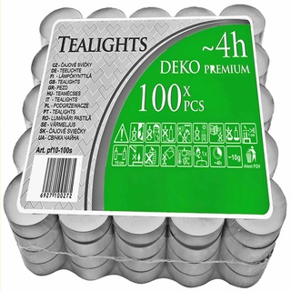 Qualitäts Teelichter 100-6000 Stück bis 4 Stunden Brenndauer Teelichtofen Rußfrei > 500 Stück mit Rabatt