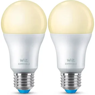 WIZ Smart LED A60 8W E27 2700 K warmweiß 2 St.