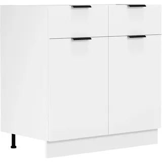 VCM Unterschrank Fasola 80 x 46 x 82 cm Weiß