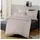 Bettwäsche Set Beige Mikrofaser 155 x 220 cm 80 x 80 cm