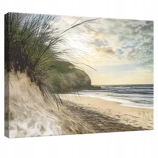 WallArena Leinwandbild Meer Natur Modern 120x80