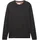 Rundhals Pullover Schwarz/Grau 3XL