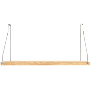 Frama - Shelf Regal 40 x 20 cm, Eiche / Edelstahl