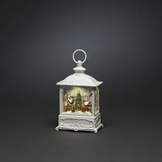 Konstsmide LED-Wasserlaterne, Kunststoff, BxHxL: 8,5 x 25 x 13,5 cm, inkl. Leuchtmittel - weiss
