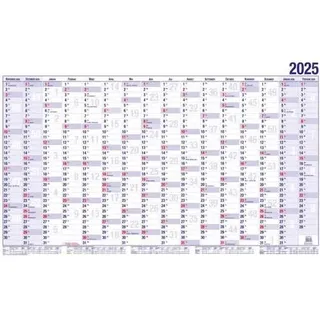Wandplaner mit 16 Monaten 120x80cm Nov. 2024-Feb. 2026