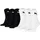 Short Crew Tennissocken 6er Weiß/Schwarz 35-38
