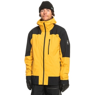 Snowboardjacke QUIKSILVER "Ultralight GORE-TEX" Gr. M, gelb (mineral yellow) Herren Jacken Snowboardjacken