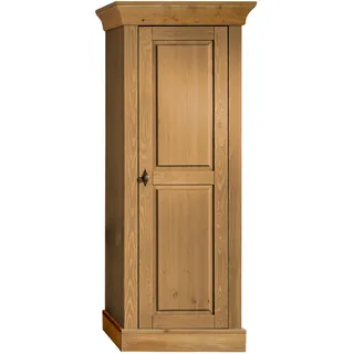 Kiefer massiv Boxxx Schrank, Laugenfarbig, Holz, Kiefer, massiv, 3 Fächer, 65x163x45 cm, Beimöbel erhältlich, Holzmöbel, Holzschränke, Kleiderschränke Holz