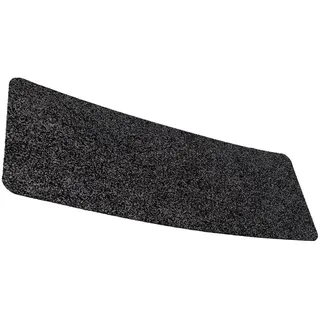 ANRO Fußmatte POET Schuhparkplatz schmal Schmutzfangmatte Unifarben, eckig, Höhe: 3 mm, Schuh-Abstellplatz rutschfest 30x100cm Kräusel Schwarz wasserdicht schwarz 30 cm x 100 cm x 3 mm