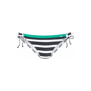 KANGAROOS Bikini-Hose Damen schwarz-weiß Gr.32