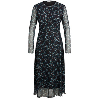 Tom Tailor Denim Damen Kleid MESH PRINTED Sparkling Dots Print 30708 S