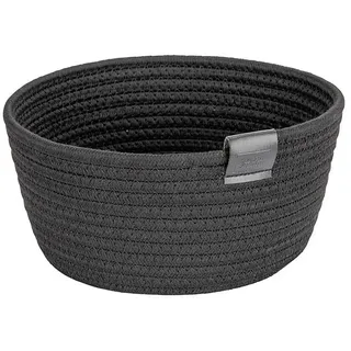 Schöner Wohnen Kollektion Brotkorb "Svea" in Schwarz - (H)11 x Ø 24 cm